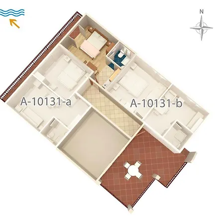 10131a Appartement Trpanj